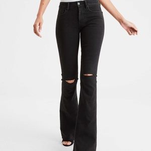 AMERICAN EAGLE HIGH-WAISTED SLIM FLARE JEANS 10L